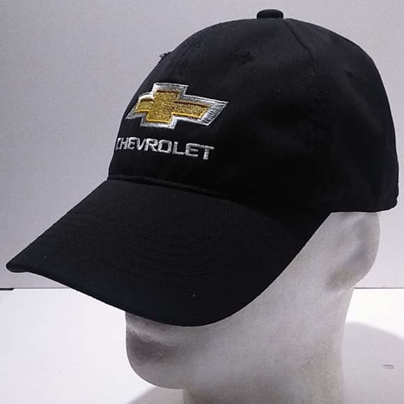 Black Chevrolet Moisture Wicking Hat Cap - Picture 2 of 8
